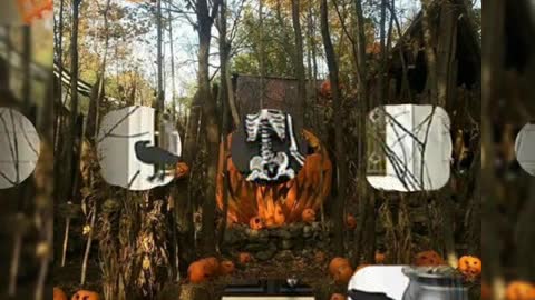 Fantastic funky outdoor garden Halloween decoration ideas 2k23 trends