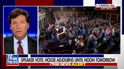 Tucker Carlson Finds 'Silver Lining' on Kevin McCarthy Being Denied Speaker
