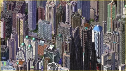 Huge city with the most skyscrapers, best skyline and highest density I ever built in Sim City 4