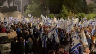 Protests in Jerusalem wage on for the 12th week