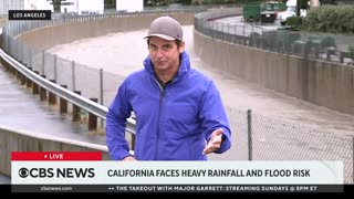 First atmospheric river storm moves through Southern California