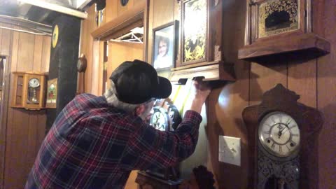 Hanging a Gingerbread Clock on your Wall. Just and Old Guy Keeping Busy!