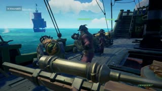 Sea of Thieves with Friends Part 2 - Paranoid Man with a Gun Shoots Everything Part 2!