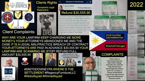 President Marcos Jr. / President Duterte / President Biden / President Trump / Tully Rinckey PLLC Collection Department / Client Complaints Refund $30,555.90 Legal Malpractice Breach Of Contract / BBB