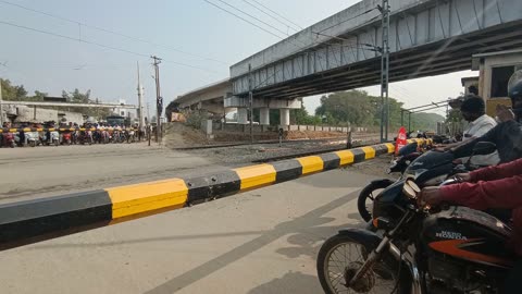HIGH SPEED TRAINS CROSSING RAILROAD CROSSINGS | Level Crossing | Indian Railways Trains