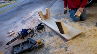 crafting a bench