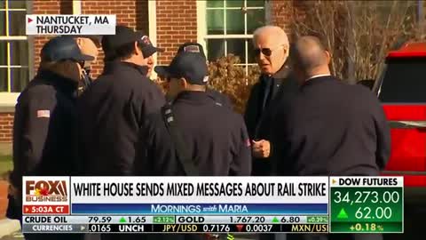 White House sends mixed messages on Biden's involvement in rail strike talks