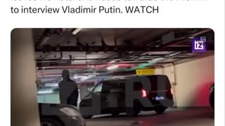 Tucker Carlson In Route To Interview Putin 😎