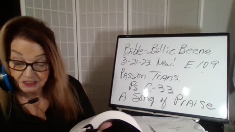 32123 Bible by Billie Beene E109 Ps 33 Pass Tr A Spng of Praise!