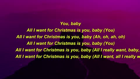 All I Want For Christmas Is You (Lyrics) Mariah