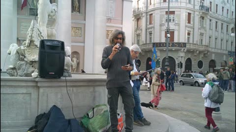 628-VIDEO INTEGRALE-manifestazione Trieste giornata eventi avversi ,referendum No-Guerra.