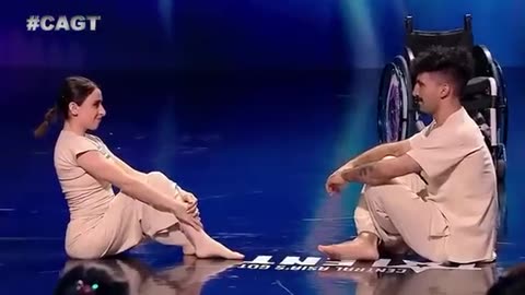 Disabled Married Couple "Dance Ability" Touch the judges with their INSPIRATIONAL Audition