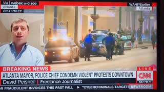 CNN Guest REFUSES To Label The CRAZED Atlanta Rioters As Violent, Instead Calls Police Violent