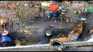 FRANCE SPECIAL: Protest In France Continue, with truckers sealing off the roads