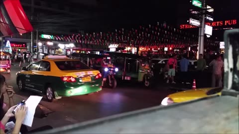 Soi 4 People Watching Nana Night life Bangkok Thailand