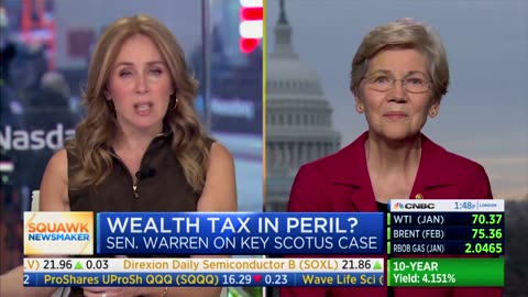 CNBC Host Explains To Warren Why Wealth Tax Sucks