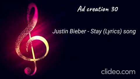 Justin Bieber - Stay (Lyrics)