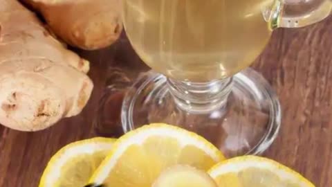 Drink a glass of lemon ginger water every morning on an empty stomach