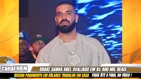 Drake Ganha Anel de Presente ( ultimas noticias brasil e mundo )