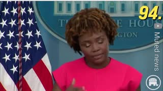 In 2022, US White House press secretary Karine Jean Pierre