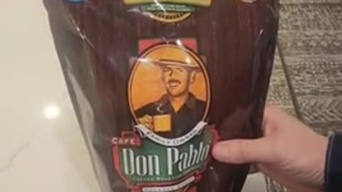 2LB Don Pablo Gourmet Coffee Review, THIS A GOOD MEDIUM TO DARK COFFEE, LOCALLY ROASTED A PLUS