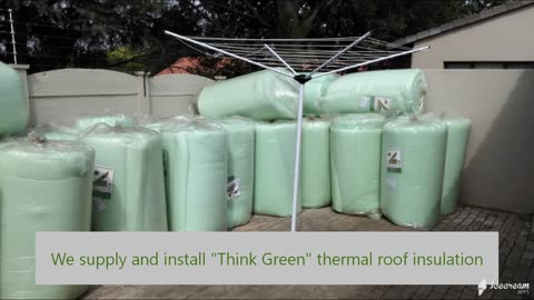 Think Green Roof Insulation | 130 mm Thick | Covers 7.2 m² | R 450.00 per Roll