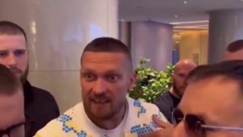 Usyk furious reaction after seeing footage of John Fury headbutting his teammate