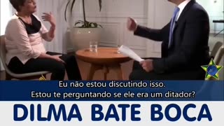 DILMA BATE BOCA COM JORNALISTA