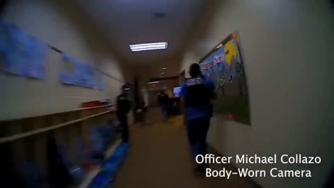 Police release footage of officers taking out the transgender school shooter