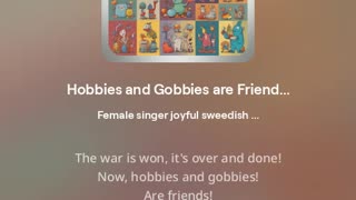 Hobbits and Goblins are Friends - Sweedisn Version