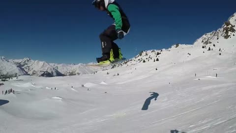 Ride snowpark les Arcs 2019