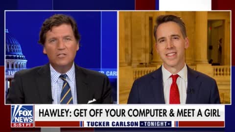 Senator Josh Hawley Calls on Young Men to 'Log off the Porn' and Ask a Real Woman Out