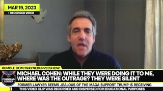 Jealous Michael Cohen? Where Was This MAGA Outrage When I Went Through Litigation