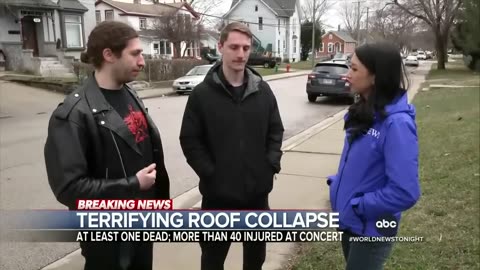 Terrifying roof collapse in Belvidere, Illinois _ WNT[720p-HD]