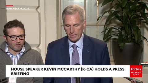 Were You In The Meeting'- McCarthy Pushes Back At Reporter Asking About Short-Term Funding Bill