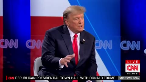 Trump Holds CNN Accountable During Town Hall