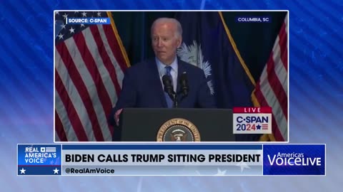 JOE BIDEN CALLED DONALD TRUMP THE SITTING PRESIDENT