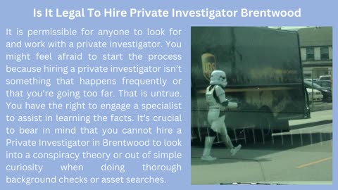 Find The Best Private Investigator in Brentwood