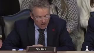 SEN. RAND PAUL CATCHES PFIZER EXEC LYING TO SENATE COMMITTEE