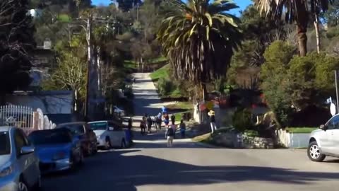 Highland Park and Mt Washington Eldred St steepest street in Los Angeles