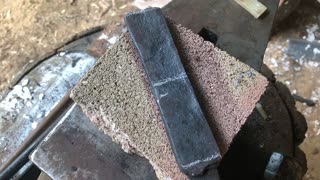 How to Forge a Damascus Knife By Hand Part 1