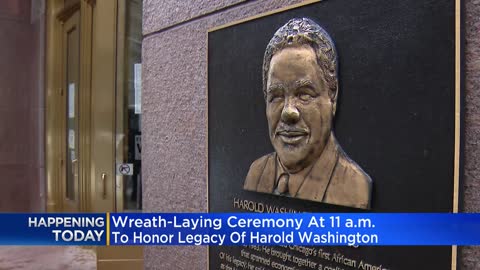 Wreath laying ceremony to honor Harold Washington happening today