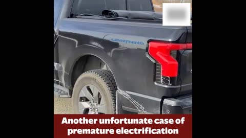 Recharging your Ford F150 lightning on the side of the road