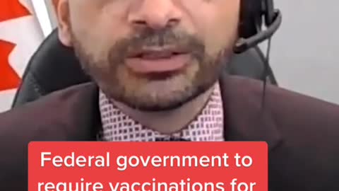 BREAKING Federal government to require vaccinations for commercial air, train passengers by Oct.