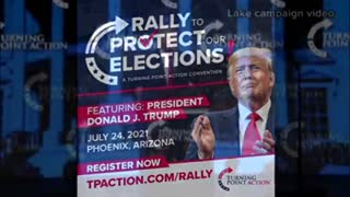President Trump Introduces Kari Lake at Turning Point Rally - July 2021