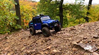 ⚠️RC CAR EXPEDITION⚠️ KRCSKY LES #9 -TRX4 Defender, Blue, rock 1/3 / RC Driver Studio