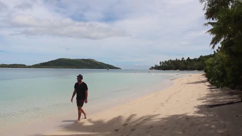 Island of the Blue Lagoon in Fiji