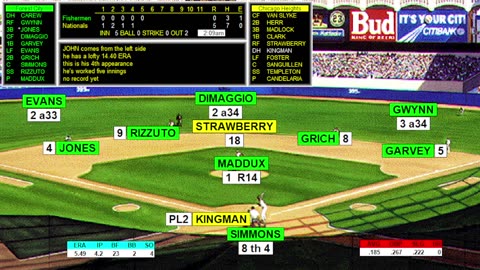 MLB HOF APBA Baseball Broadcast Blast BBW draft league simulation replay