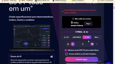 Ypredict e Zororium Pre Venda IDO IEO