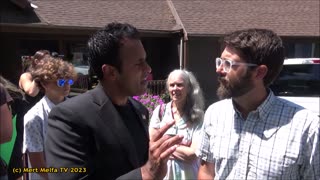 Vivek Ramaswamy sued the World Economic Forum, with Alex Newman at Camp Constitution 2023